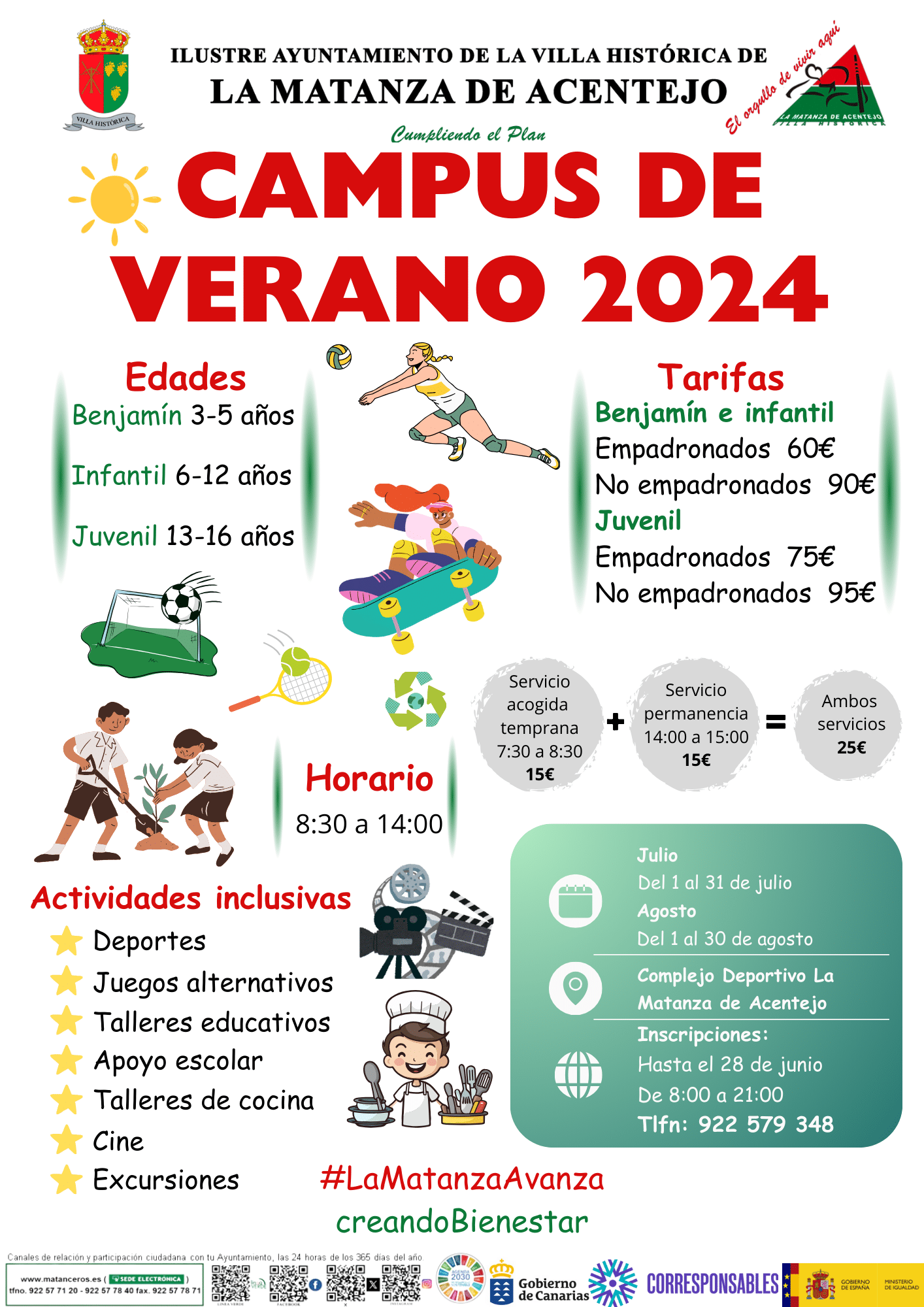 Campus de Verano 2024 La Matanza de Acentejo