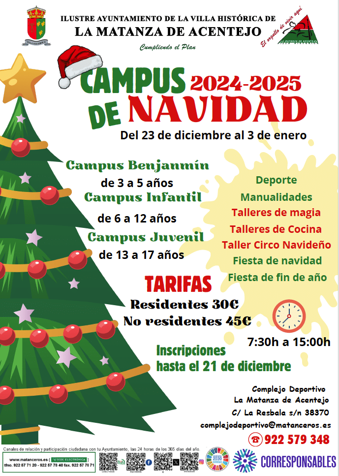 Campus de Navidad 2024-2025  La Matanza de Acentejo