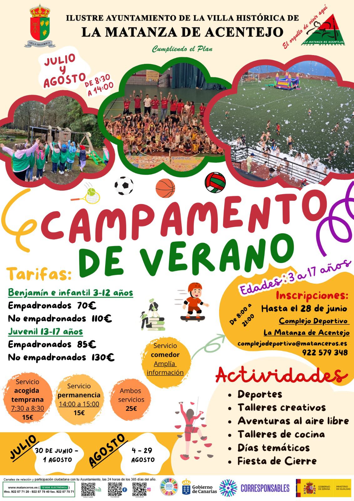 Campamento de Verano 2025 La Matanza de Acentejo