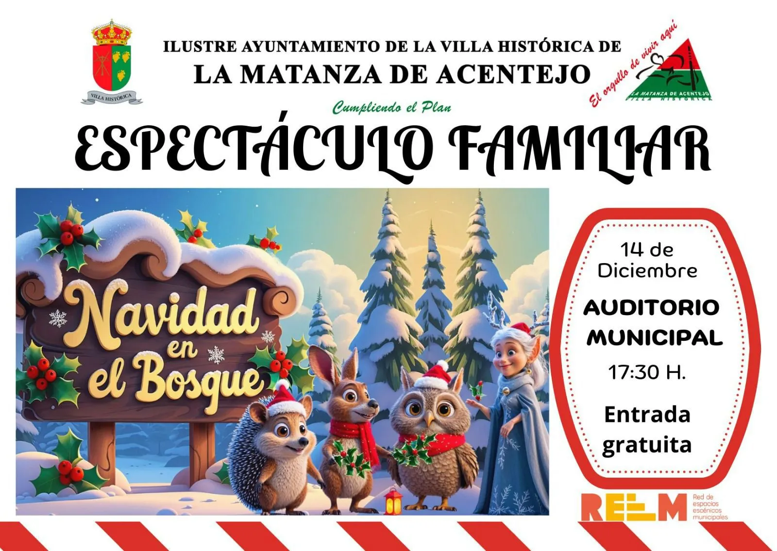 Navidad en el Bosque - espectáculo familiar navidad 2025