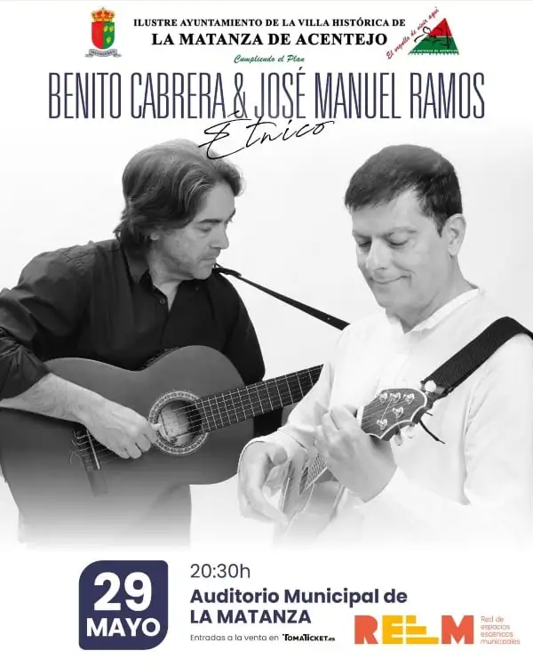 Benito carera y Jose Manuel Ramos, día del padre la Matanza de Acentejo, Auditorio La Matanza de Acentejo